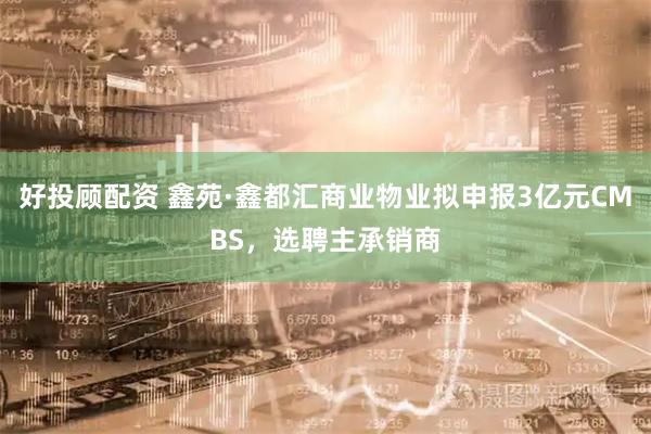 好投顾配资 鑫苑·鑫都汇商业物业拟申报3亿元CMBS，选聘主承销商
